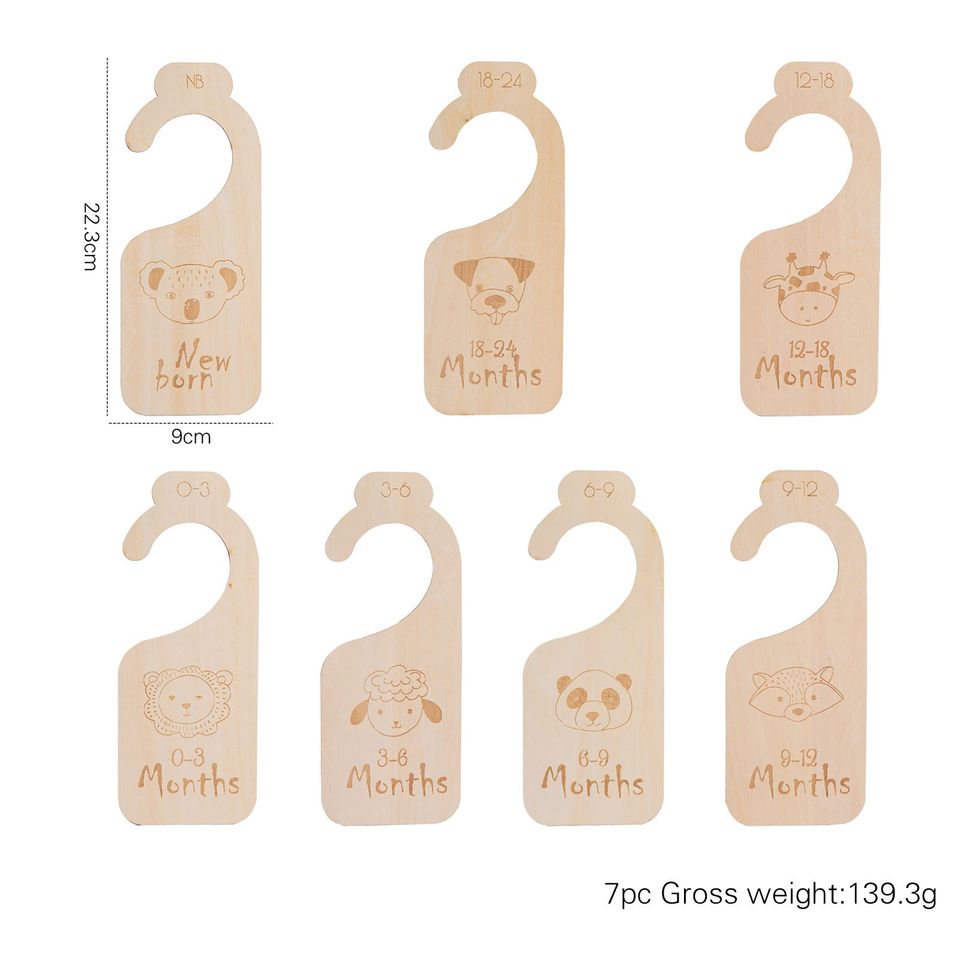 Wooden baby closet dividers set Baby Shop 247