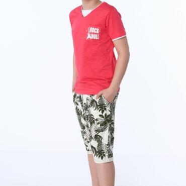 Boys’ shorts with floral motif