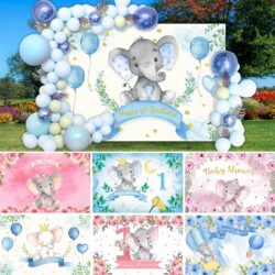 New Born Elephant Balloon Party Baby Shower