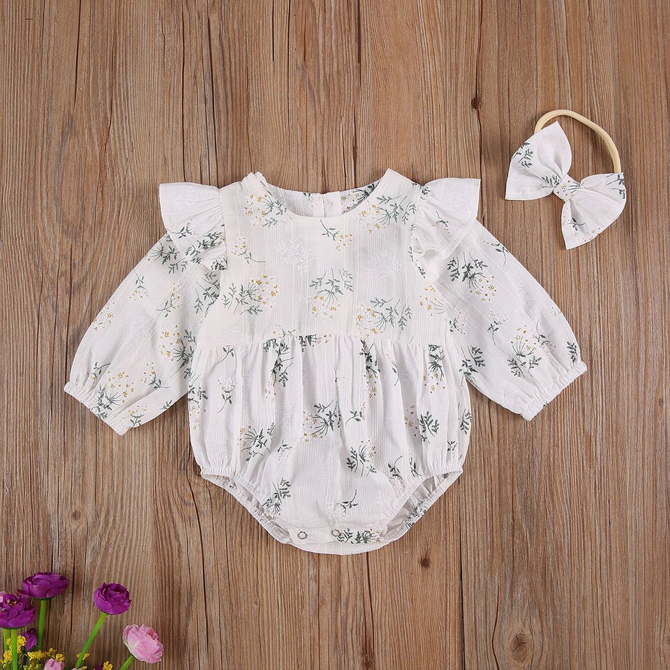 Girl Floral Print Clothes