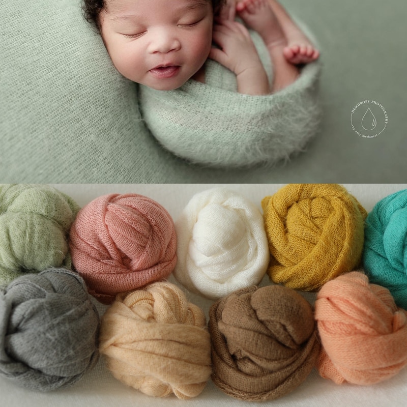 9 color Newborn Photography Props