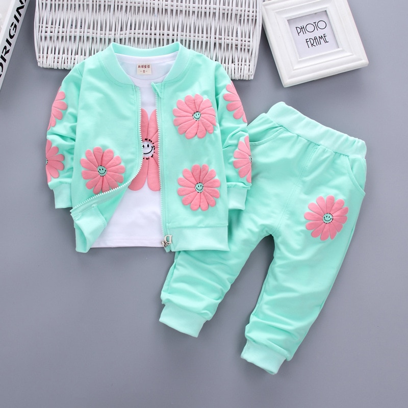 Baby Girls Cotton Tracksuit