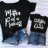 Mama and Daughter Print T-shirts