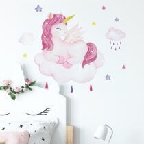 Cartoon Unicorn Wall Stickers for Baby room