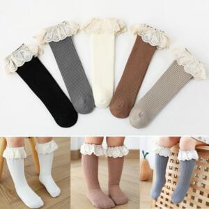 New Baby Girls socks Long Socks Kids Knee Lengths 0-4 Years Knee High Socks