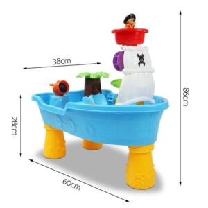 Keezi 20 Piece Kids Pirate Toy Set – Blue