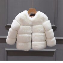 Girls Fur Jacket for Children
