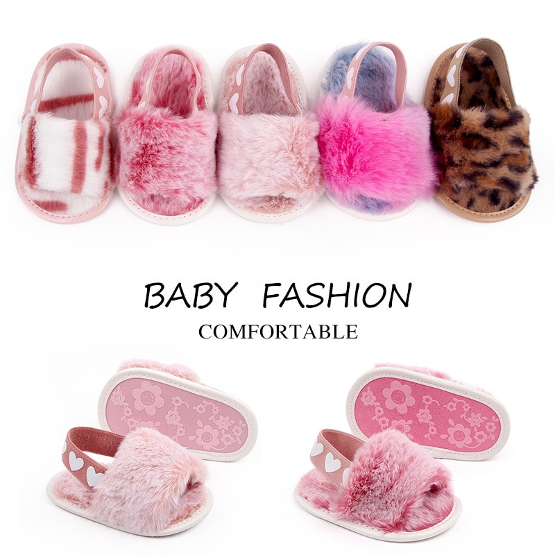 Fashion Faux Fur Baby Shoes