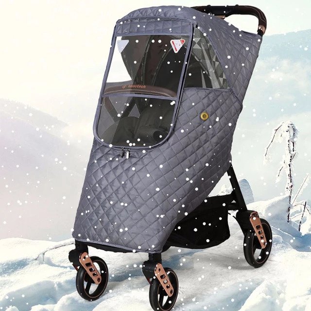 Universal Winter Thicken Stroller Shade