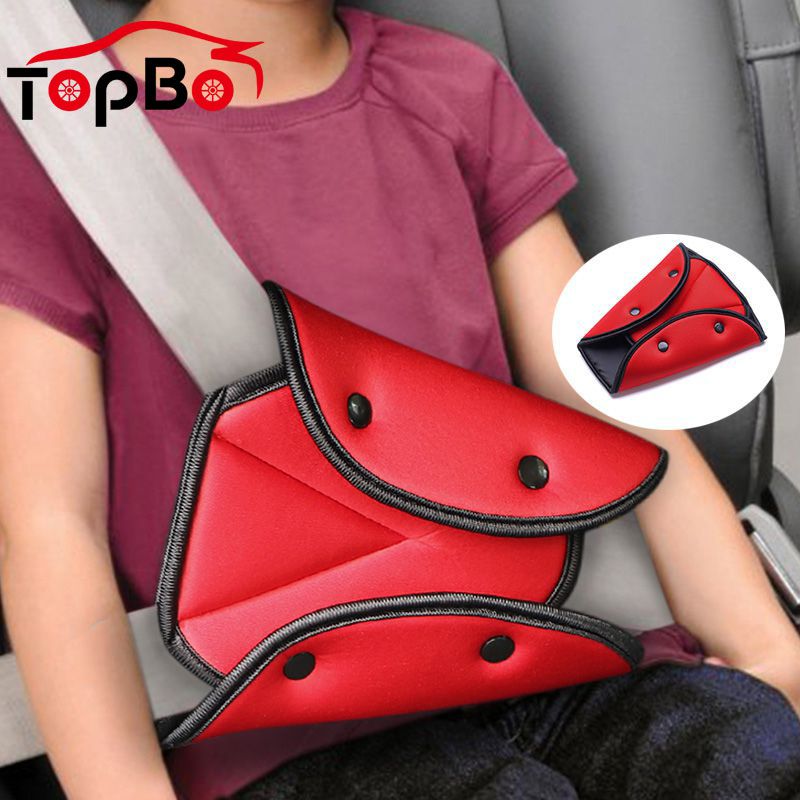 Triangle Safety Seat Belt Pad Clips For Kids