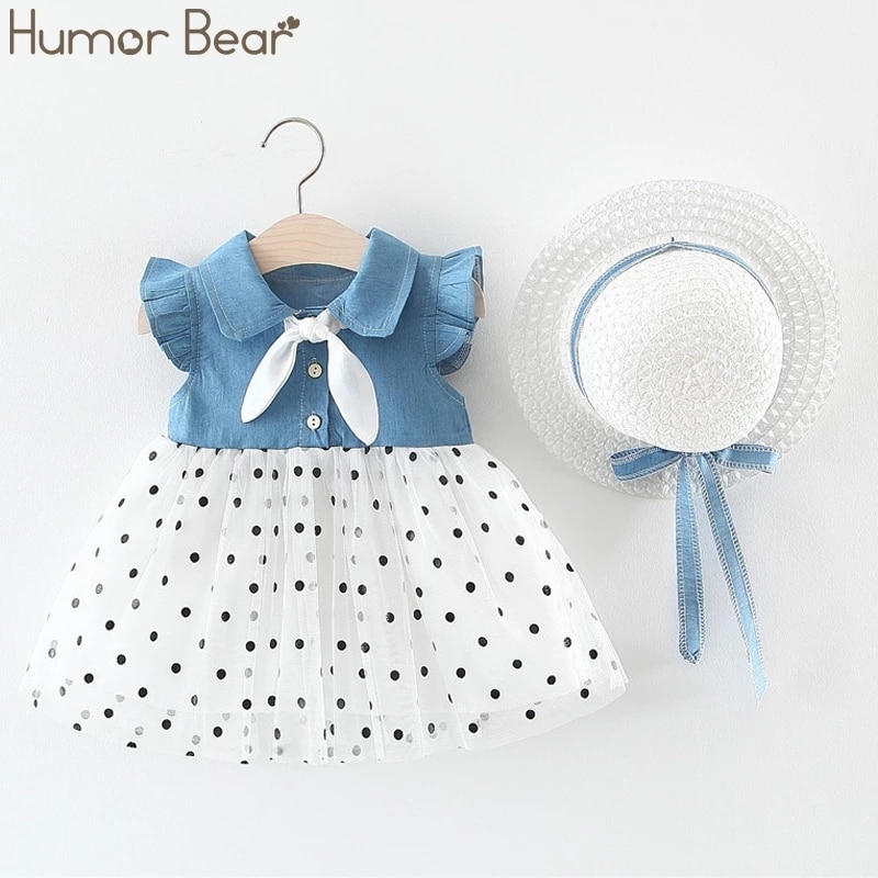Humor Bear New Summer Baby Girl Dress