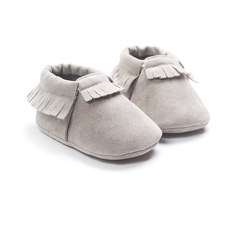 Suede Leather Baby Moccasins