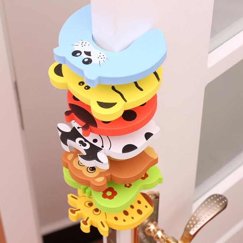 Cute Animal Security Card Door Stopper Child Lock Protection From Children