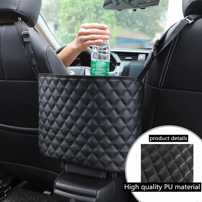 Luxury Leather Seat Bag Automotive Goods