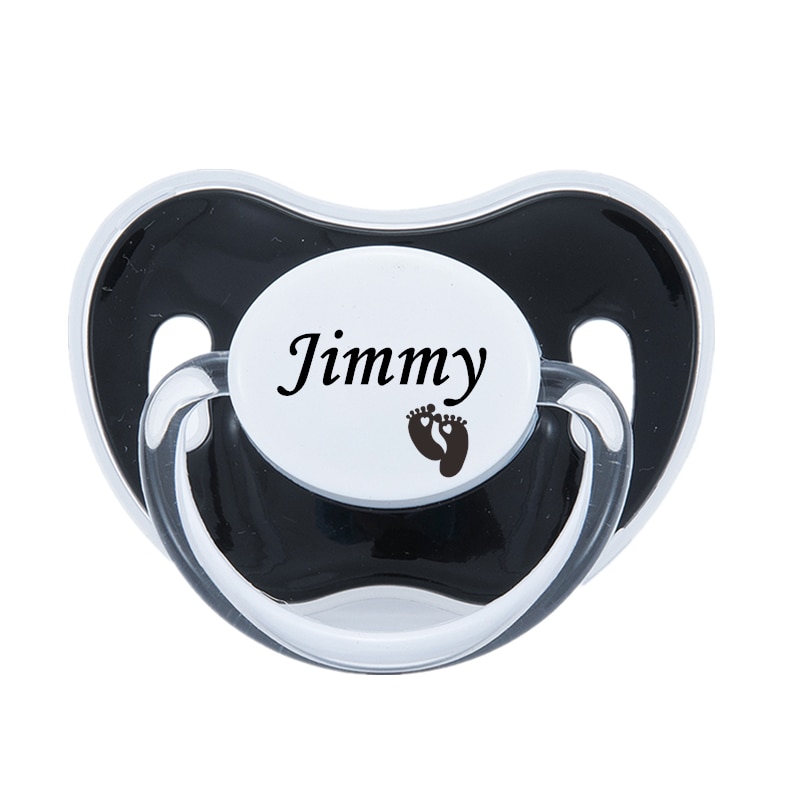 Personalized Colorful Lovely Foot Print Pacifier
